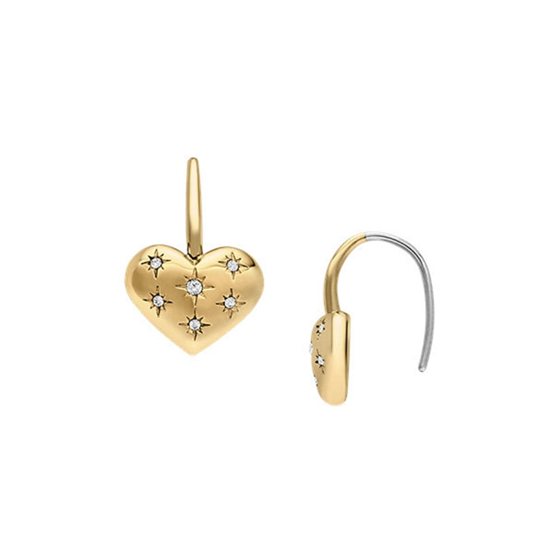 Fossil Sadie Gold Coloured Earrings JF04833710-zoom-
