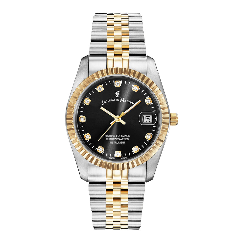 Jacques du Manoir Inspiration damen Uhr Gold/Silber NRO.19-zoom-
