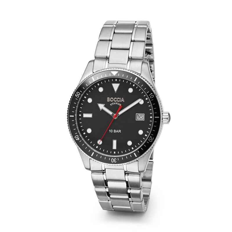 Boccia Titanium Zwart Heren Horloge 2002-3664-06-zoom-