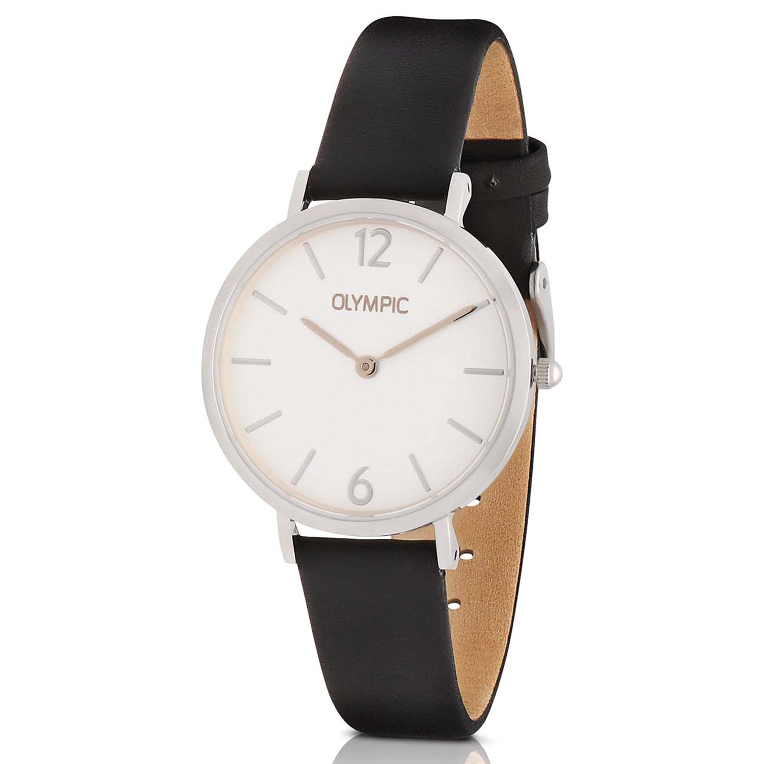 Olympic Sanne Zilverkleurig Dames Horloge 2002-OL66DSL011