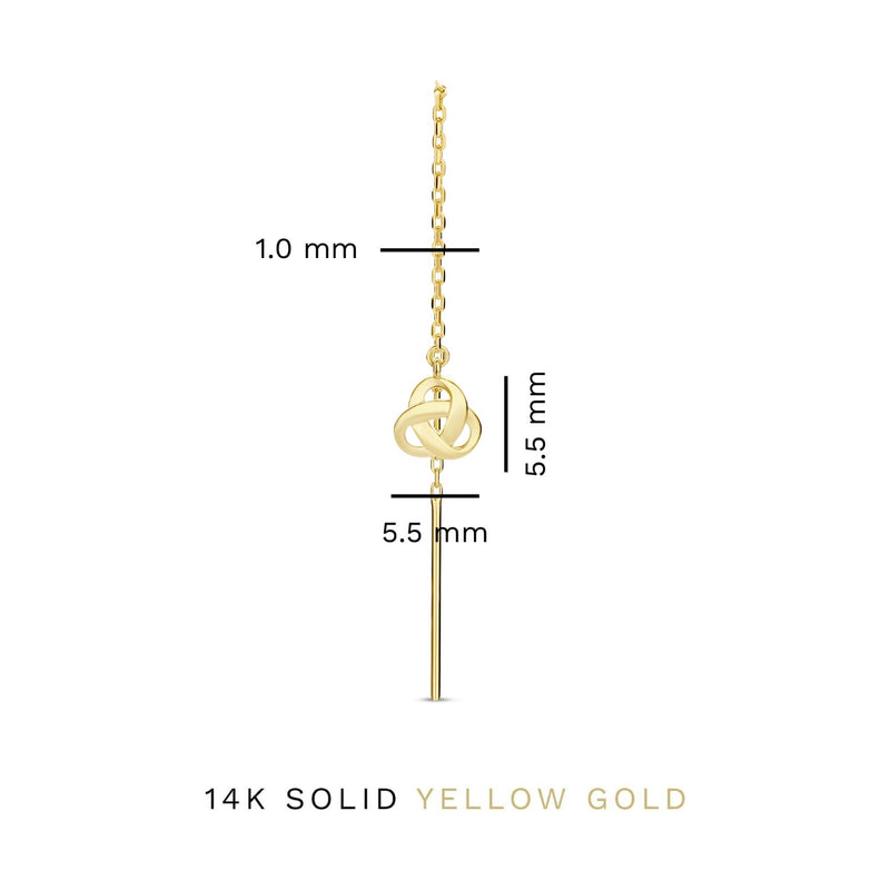 Isabel Bernard Rivoli Méline 14 Karat | Gold Drop Ohrringe IB360220-zoom-