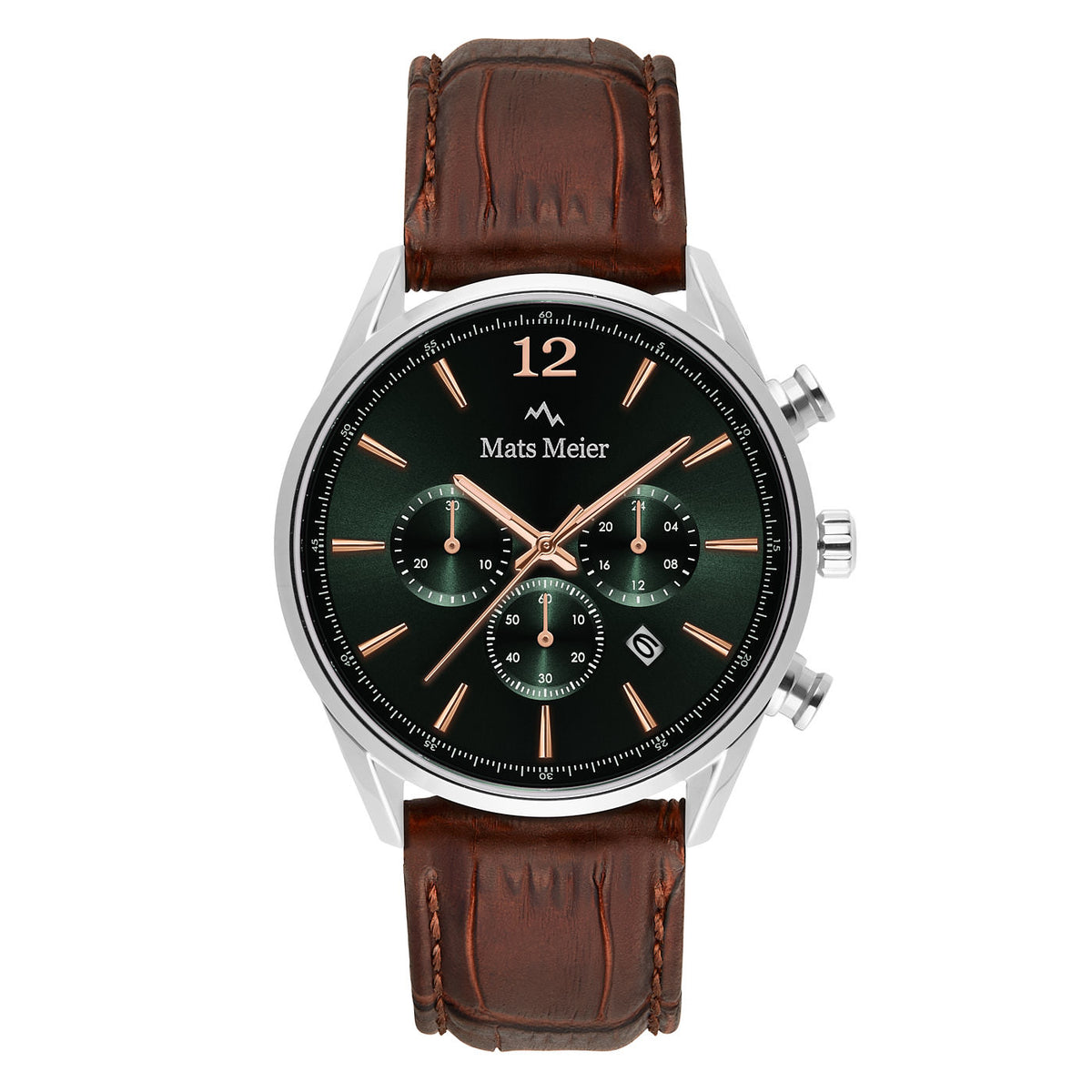 Mats Meier Grand Cornier Chrono Green/Brown Watch MM00121