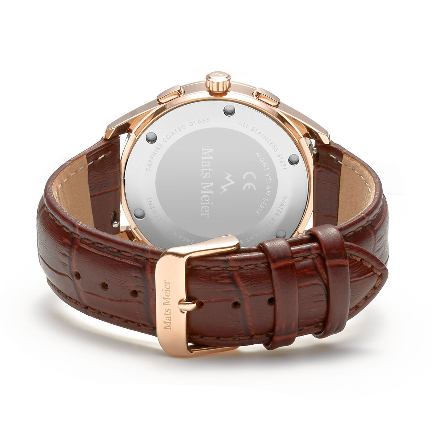 Mats Meier Mont Vélan Chrono Black/Brown Watch MM10001