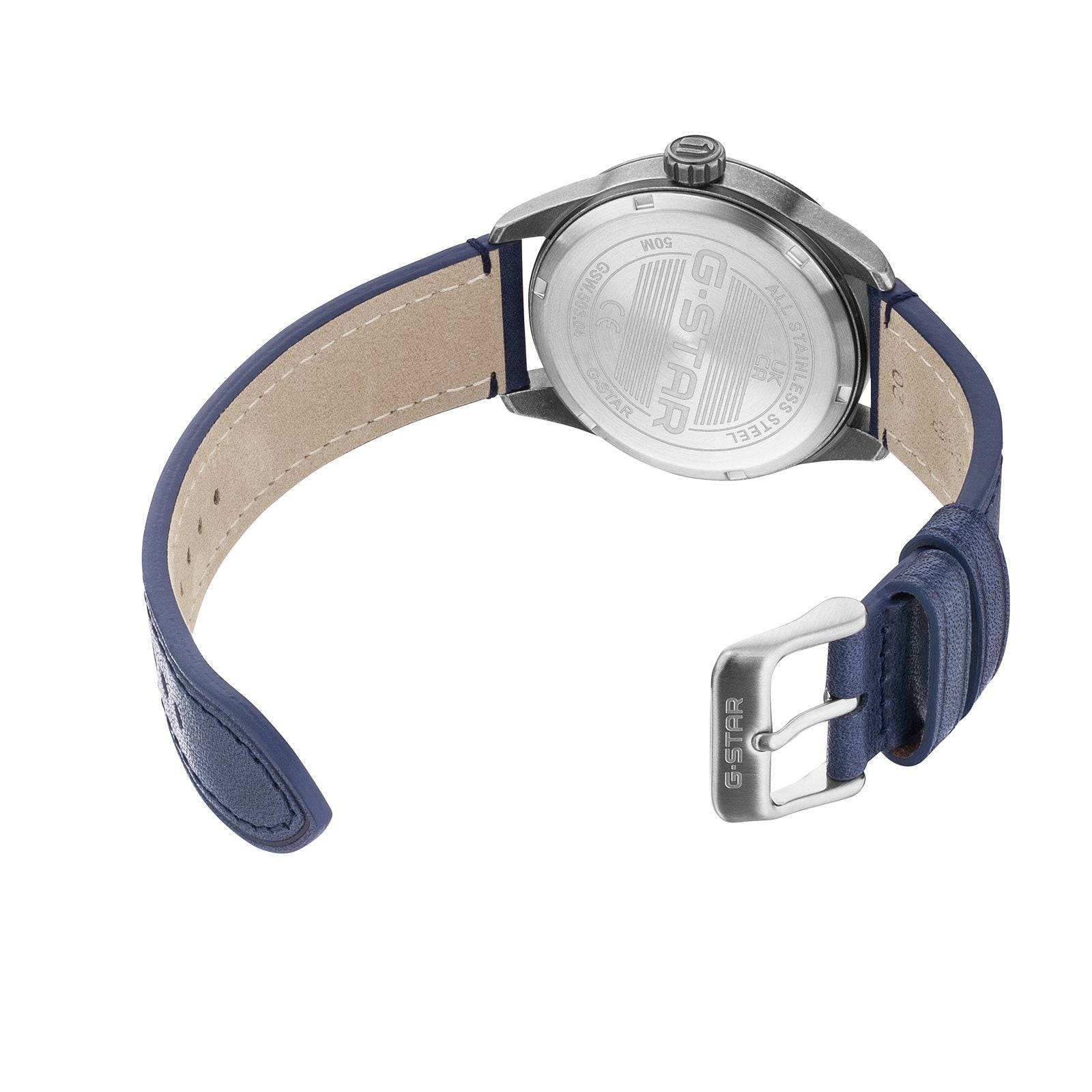 G-STAR Originals Blue Leather Men's Watch GSW.503.04