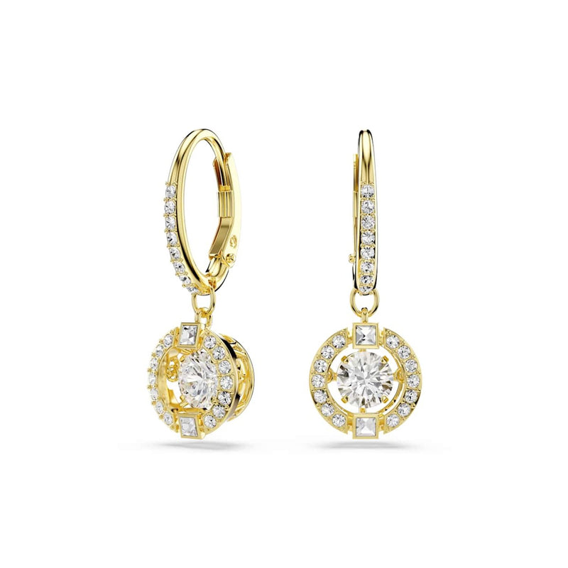 Swarovski Una Sparkling DC Goldfarbene Ohrringe 5758095-zoom-