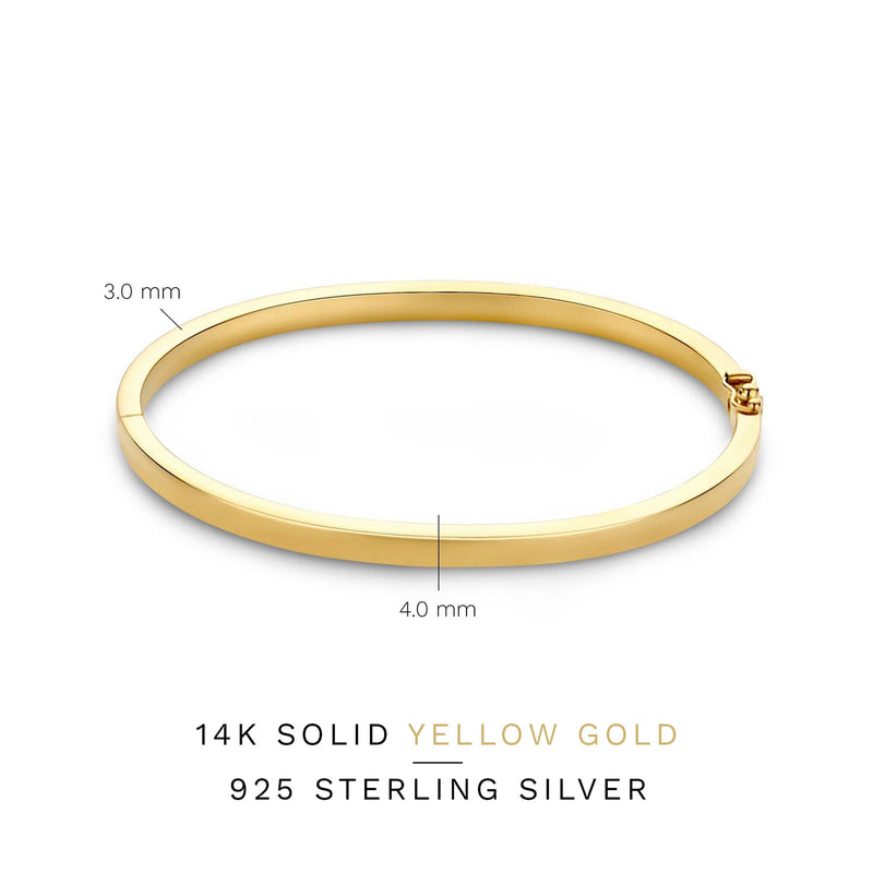 Isabel Bernard Cour d'Honneur Clara 14 Karat | Gold Bangle IB320113-56-zoom-