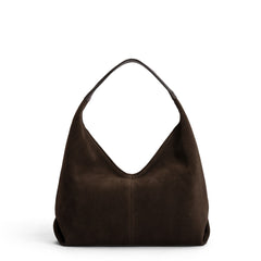 Isabel Bernard Honoré Grace mini dark brown suede handbag IB21132-131
