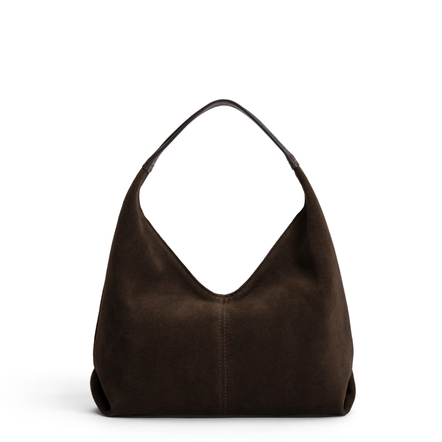 Isabel Bernard Honoré Grace mini dark brown suede handbag IB21132-131