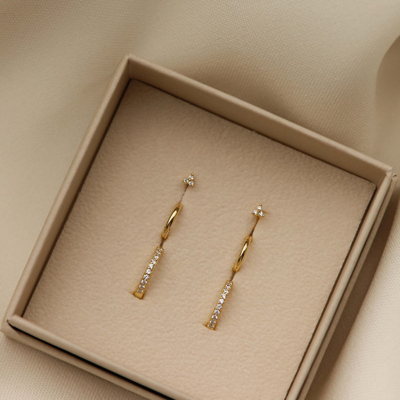 Karma 925 Sterling Silver Flow Earparty EPV47GP-zoom-