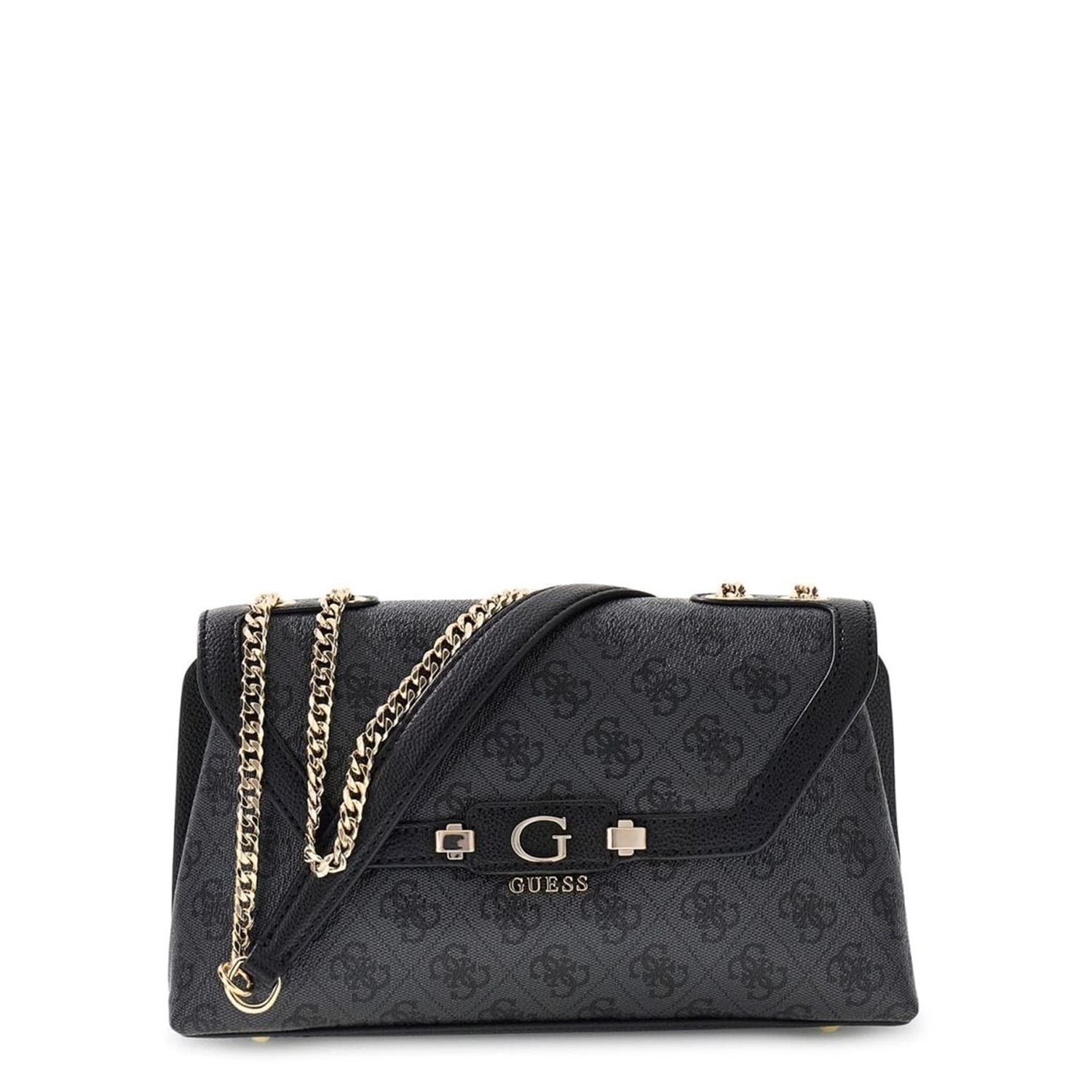 Guess Lindsey Coal Logo Lindsey Convertible Crossbody Bag HWSG97-49210-CLO