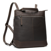 The Chesterfield Brand Wax Pull Up Harare Brown Backpack C58.033101