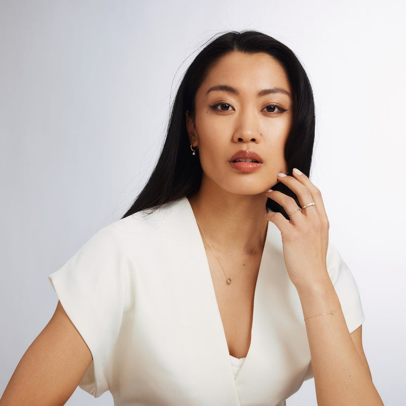 Isabel Bernard Rivoli Méline 14 Karat | Gold Halskette IB340150-zoom-