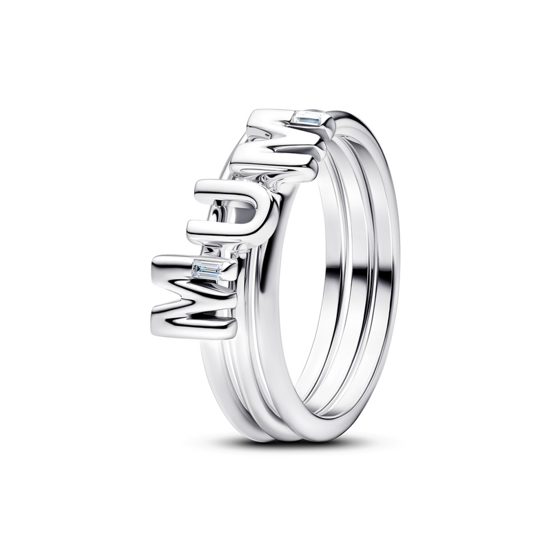 Pandora Moments MUM Buchstaben Teilbarer Ring 194458C01-52-zoom-