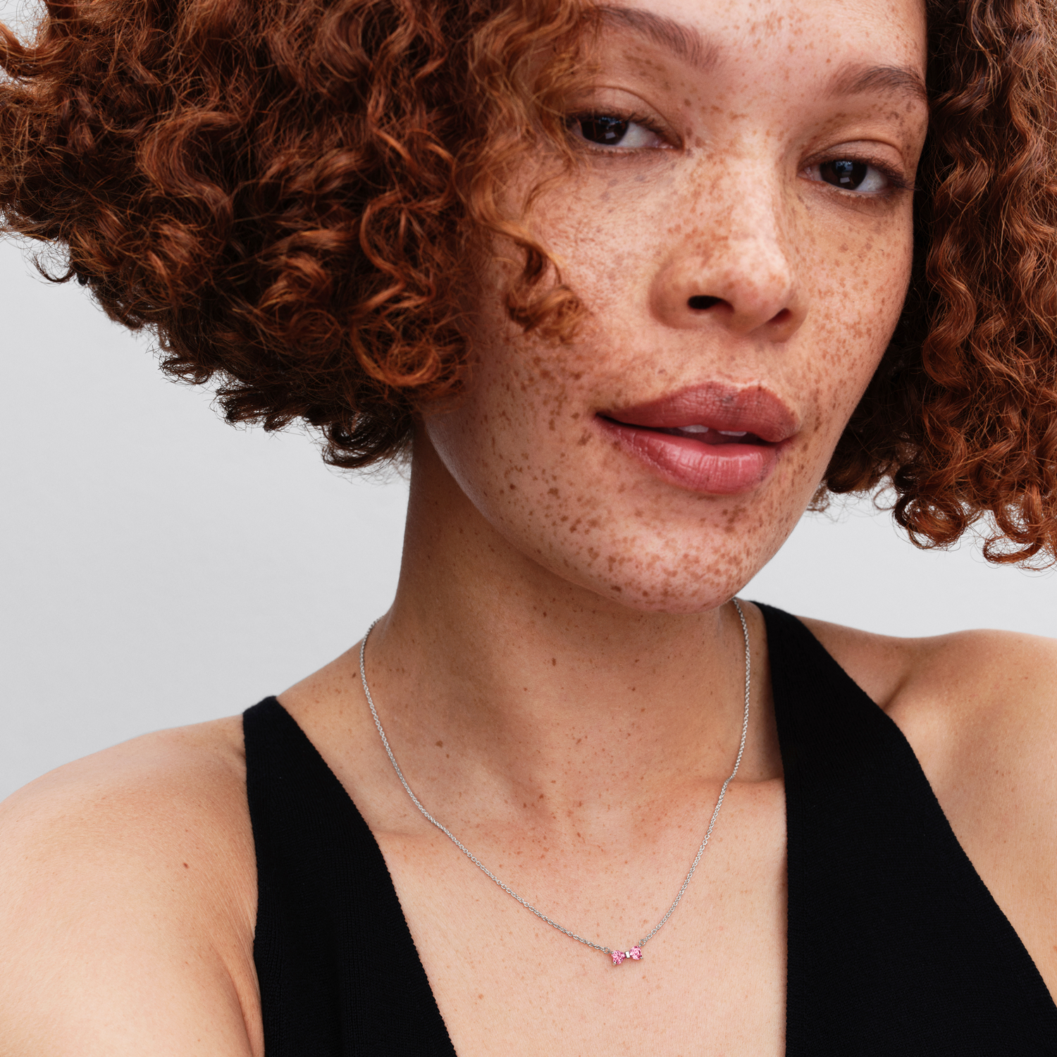 Pandora Timeless 925 Sterling Silver Bow Pendant Necklace 394235C01-45