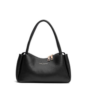 Isabel Bernard Honoré Eve Schwarze Handtasche aus Kalbsleder IB21133-001