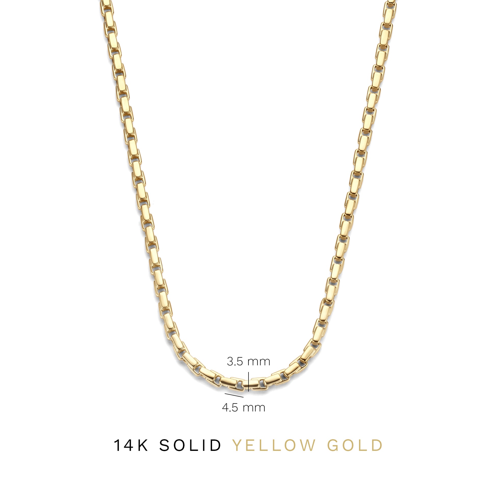 Isabel Bernard Aidee Gigi 14 Carat Golden Necklace IB340108