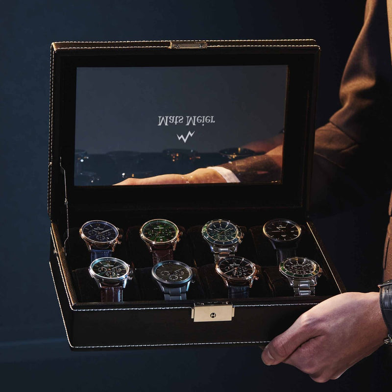 Mats Meier Mont Fort herren Uhrenbox Schwarz MM-Watchbox-1904-zoom-