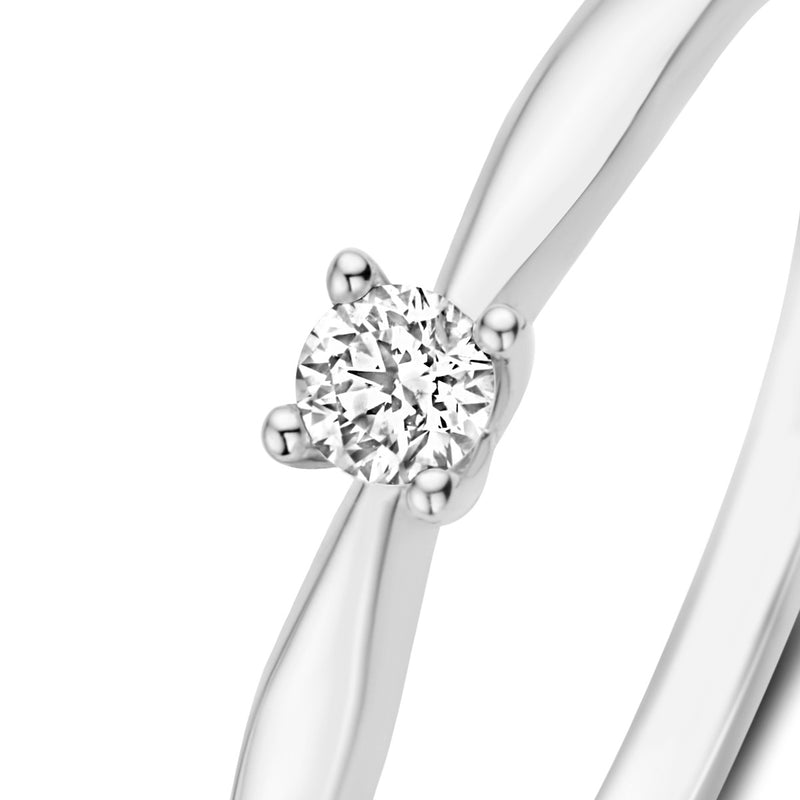 Isabel Bernard De la Paix Celesse 14 Karat | Weißgold Ring | Diamant 0.07 Karat | IBD330005-54-zoom-