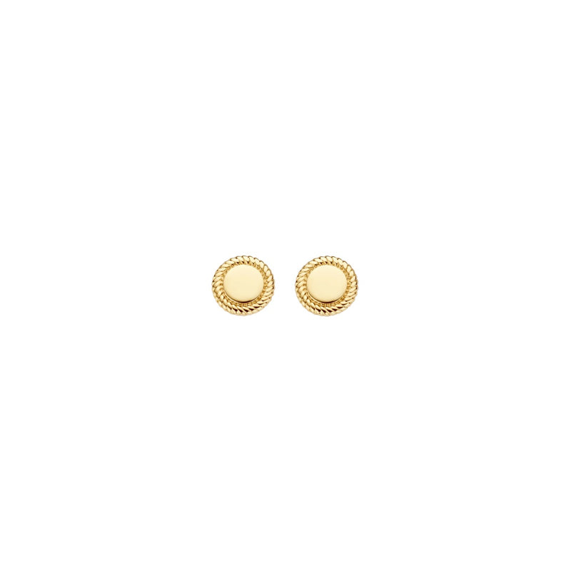 Blush 14 Karat Golden Ear Studs 7350YGO-zoom-