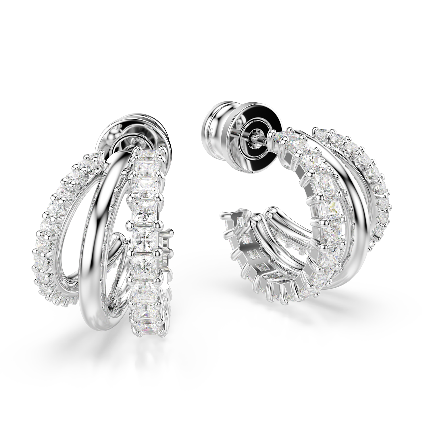 Swarovski Hyperbola Silver Earrings 5737110