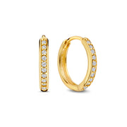 Isabel Bernard Le Marais Merle 14 Karat Gold Reif-Ohrringe Mit Zirkonia IB360263