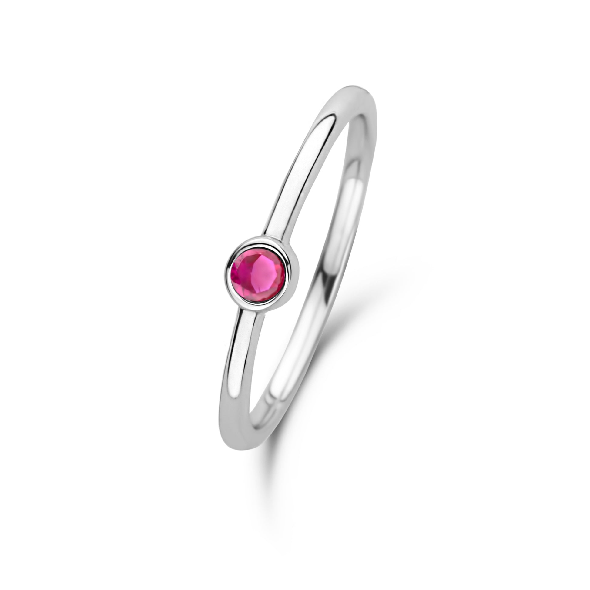 Violet Hamden Venus Zilveren Ring Met Geboortesteen VH330007JUL-56