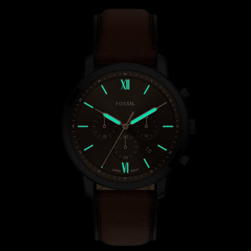 Fossil Neutra Round Black Dial Watch FS6163-zoom-