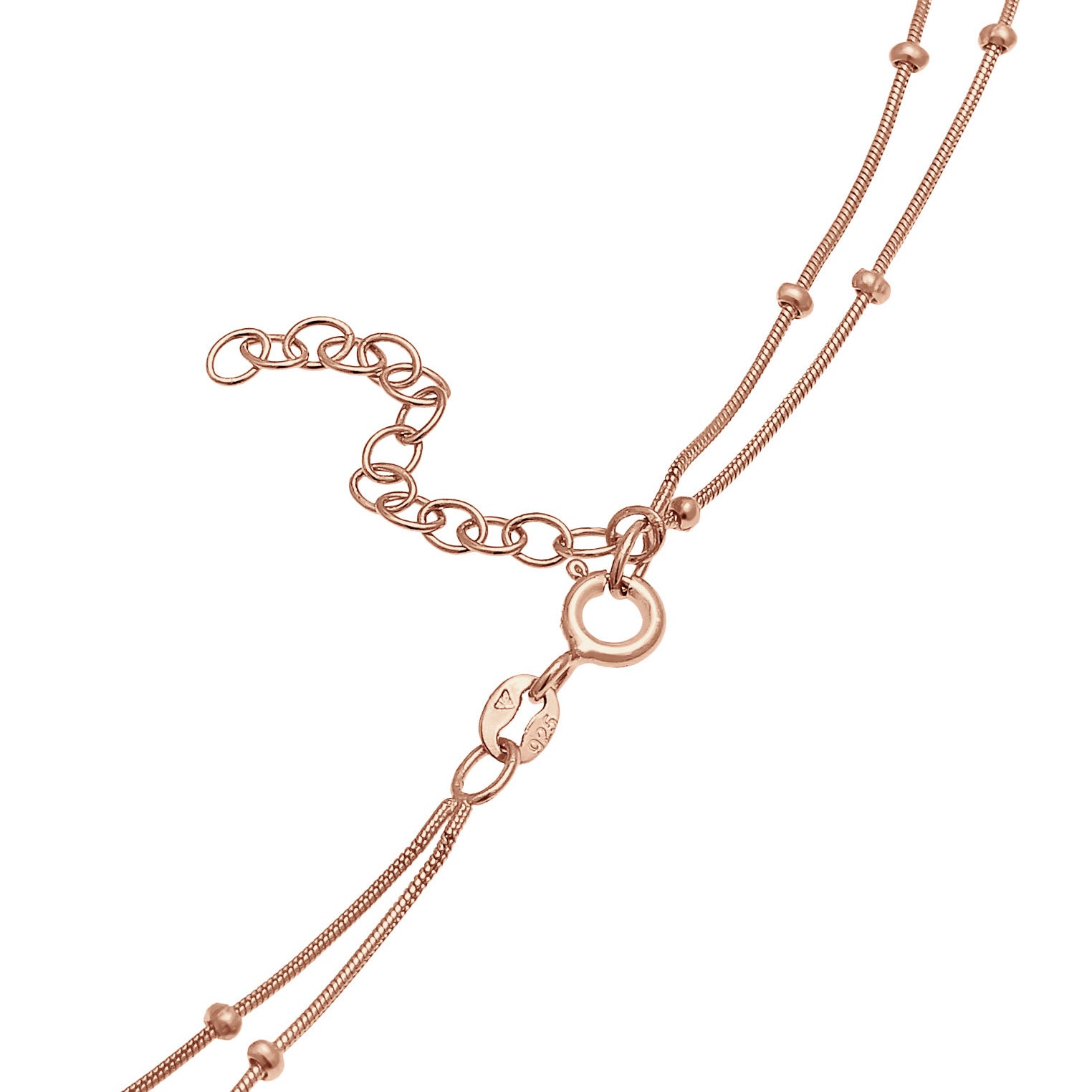 Elli 925 Sterling Silver Layered Choker 2004-BF-0008089-001