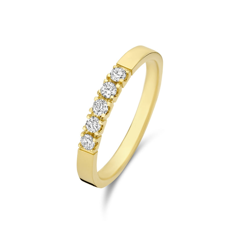 Isabel Bernard De la Paix Madeline 14 Karat | Gold Ring | Diamant 0.20 Karat | IBD330018-48-zoom-