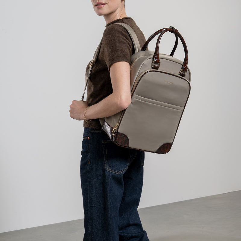 Isabel Bernard Du Louvre Cher Taupe Rucksack IB20004-978-zoom-