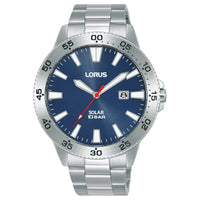 Lorus Solar Blue Dial Men's Watch RX341AX9