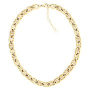 Tommy Hilfiger Edelstahl Goldfarbenes Damen Halskette TJ2781016