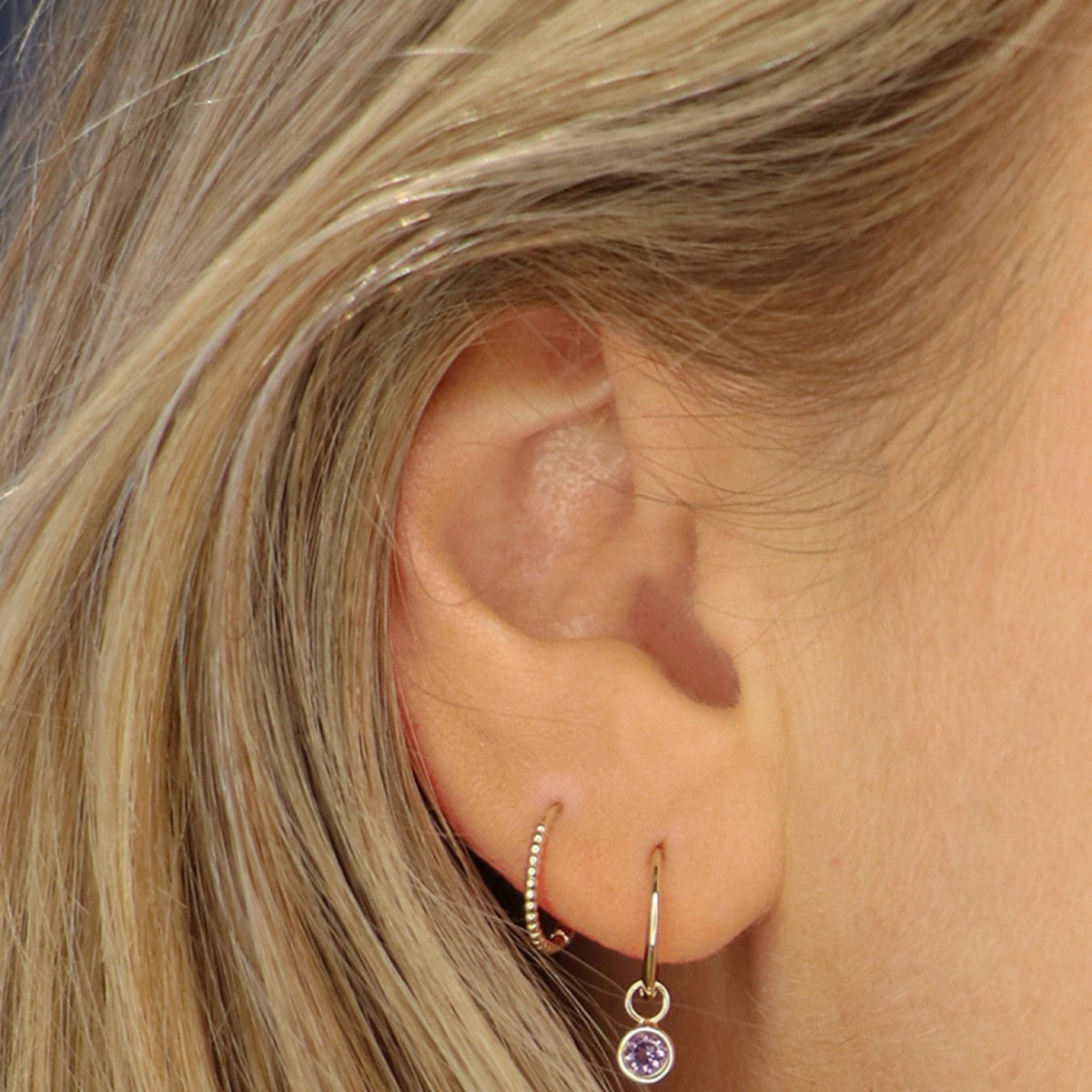 Jackie Gold 14 karat gold Hoop Earrings JKE20.038