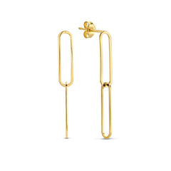 Isabel Bernard Aidee Odile 14 Carat Golden Earrings IB360030