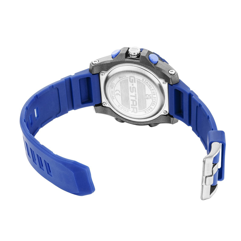 G-STAR Ops01 Grau-Blaue Ana-Digi Herrenuhr GSW.502.04-zoom-