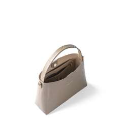 Isabel Bernard Montmartre Béatrice taupe vegetable tanned leather handbag IB25095-378