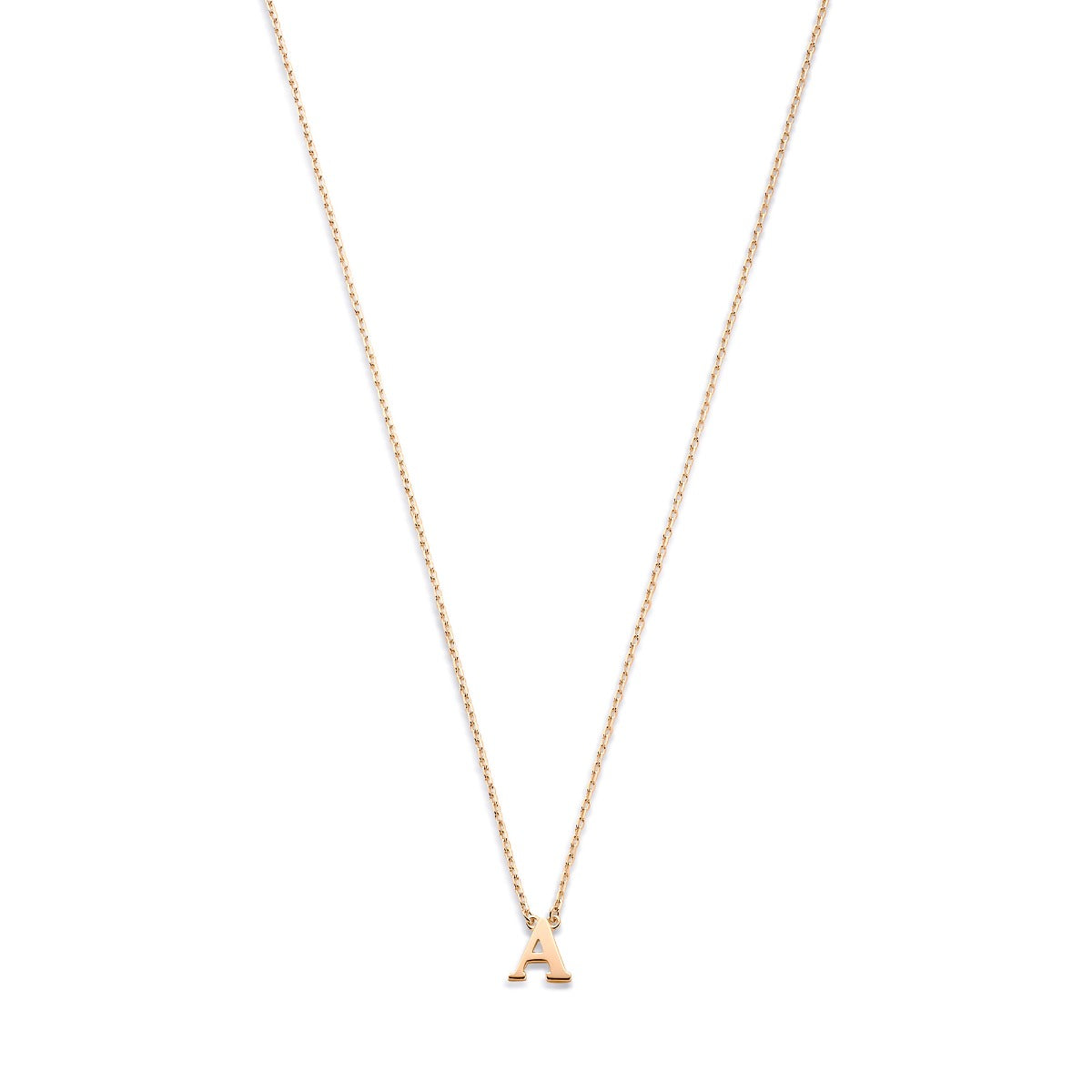 Isabel Bernard La Concorde Chloé 14 Carat Rosegold Initial Necklace IB340062-A