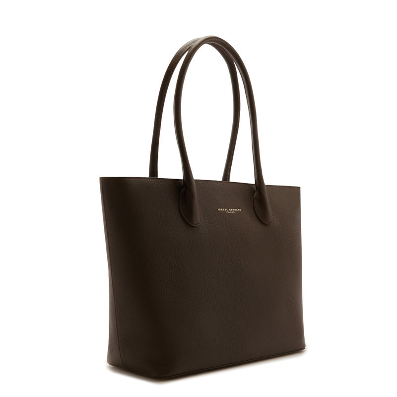 Isabel Bernard Honoré Lysanne Brauner Shopper aus Kalbsleder IB25089-zoom-