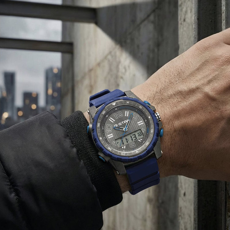 G-STAR Ops01 Grau-Blaue Ana-Digi Herrenuhr GSW.502.04-zoom-