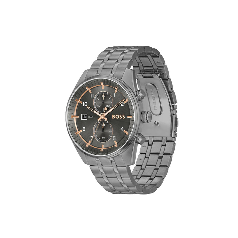Hugo Boss BOSS herren Uhr Grau HB1514153-zoom-