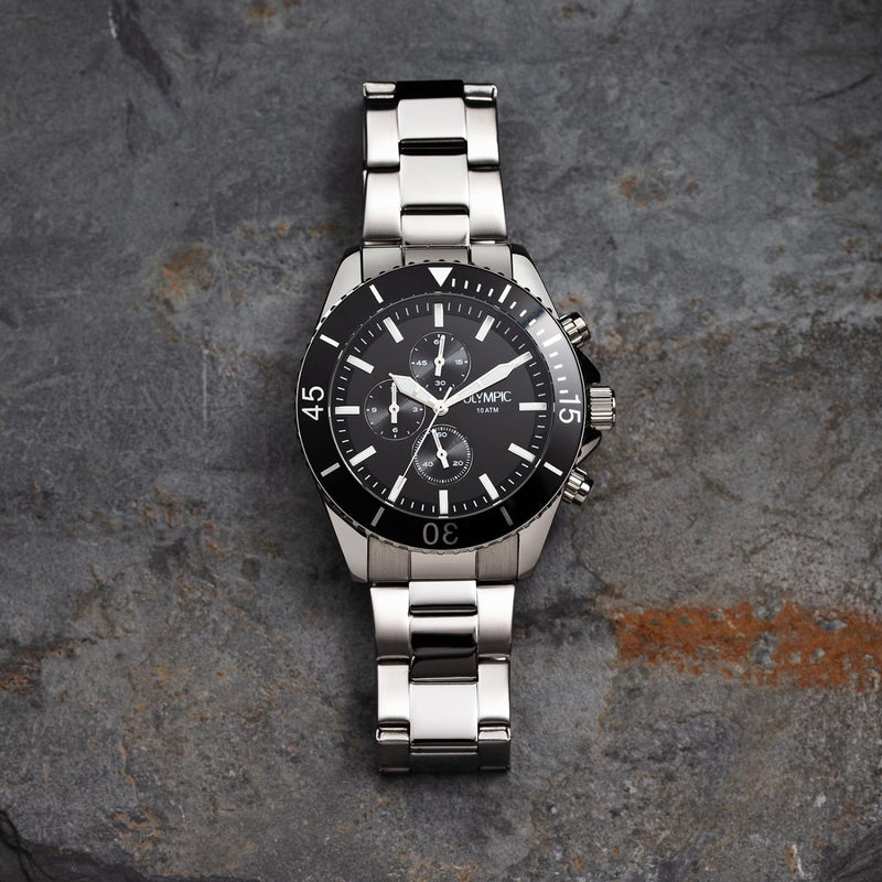 Olympic Paul herren Uhr Silber OL89HSS054-zoom-