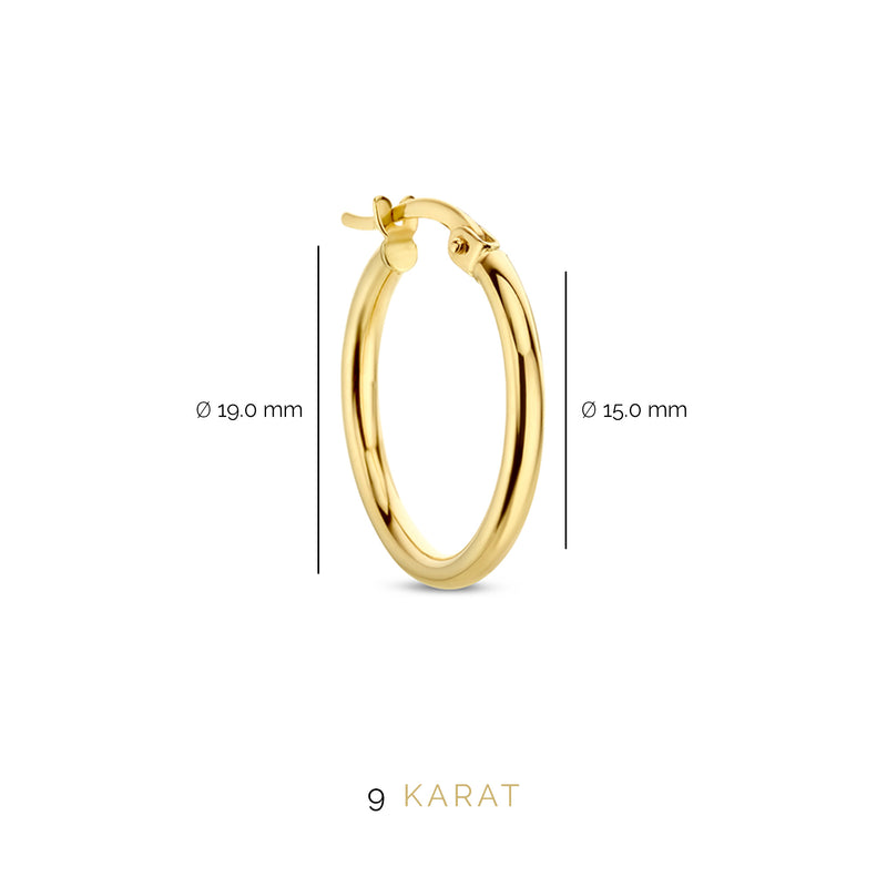 Beloro Jewels La Rinascente damen Creolen Gold BO360016-zoom-