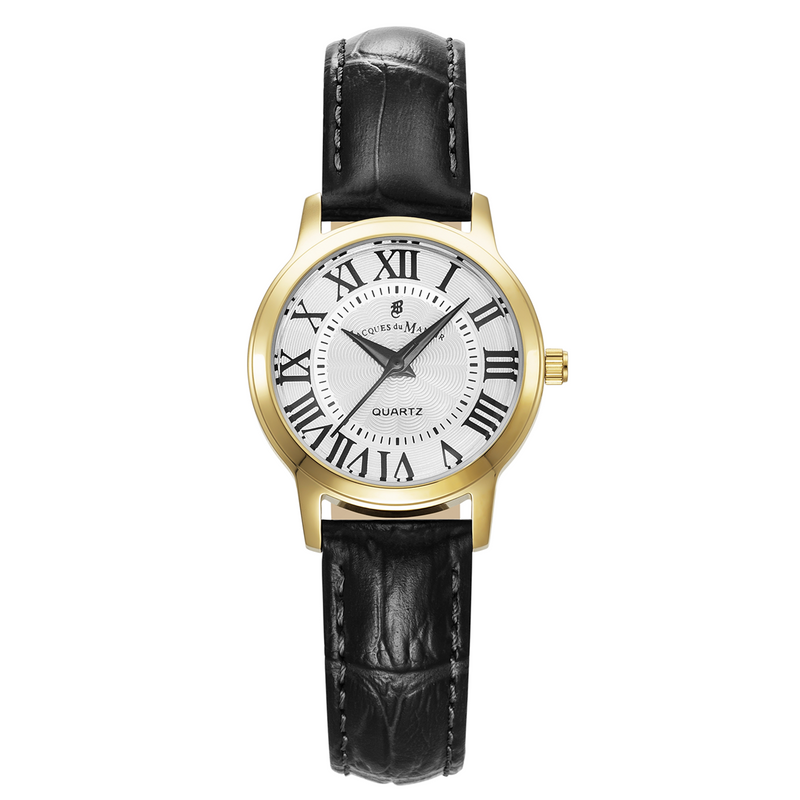 Jacques Du Manoir Genesis Ladies Silver Pattern Women's Watch JWL04905-zoom-