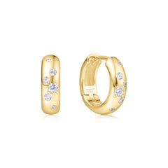 Ania Haie Miss Dainty Gold Coloured Zirconia Earrings AH-E065-04G
