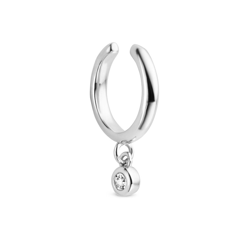 Violet Hamden Venus 925 Sterling Zilveren Ear Cuff Met Geboortesteen VH370001-MAR-zoom-