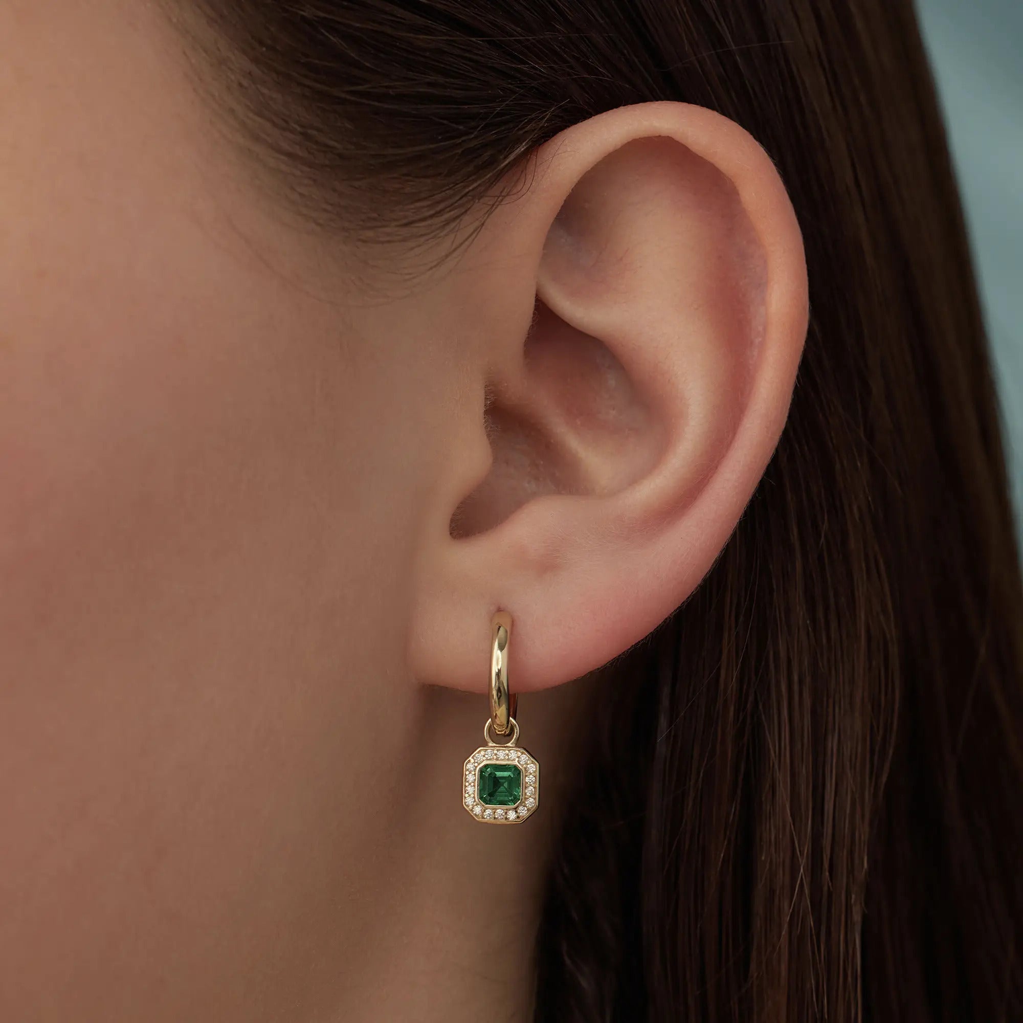 Beloro Jewels Monte Napoleone Sofia 9 carat gold Hoop Earrings BO360048