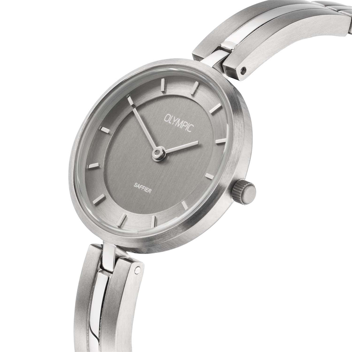 Olympic Titanium Grijs Dames Horloge 2002-OL1DTT002