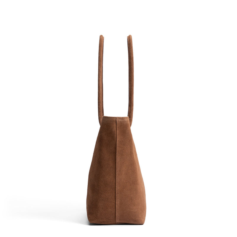 Isabel Bernard Honoré Elin Braune Wildleder Schultertasche IB25111-130-zoom-