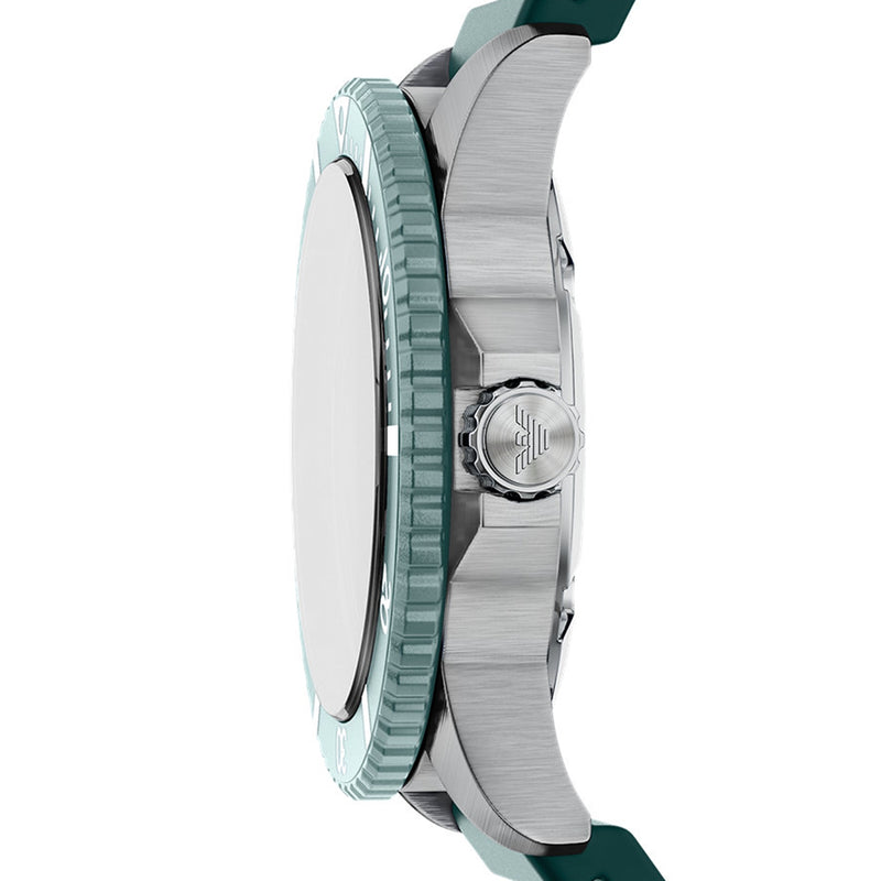 Emporio Armani World Explorer Green Dial Solar Watch AR11786-zoom-