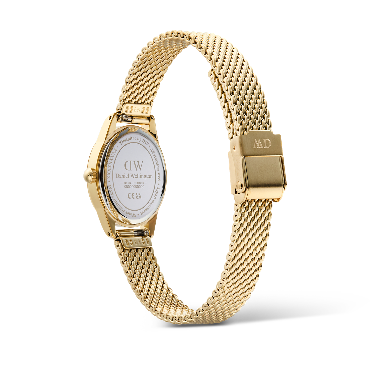 Daniel Wellington Ophelia Mini Mesh White Gold-coloured Women's Watch DW00100939